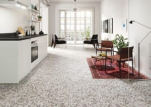 Stained Terrazzo Floor